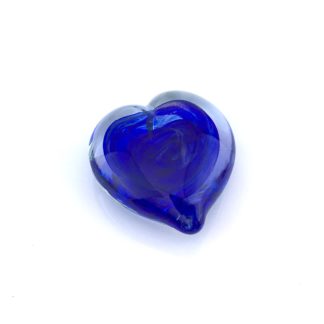 LOVE HEART blue 5-6cm ( FREE ENGRAVING )