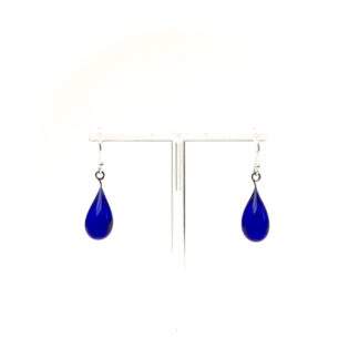 COBALT BLUE DROP EARRINGS